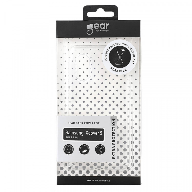 Gear Mobildeksel TPU Transparent - Samsung XCover 5