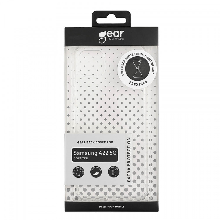 Gear Mobildeksel TPU Transparent - Samsung A22 5G