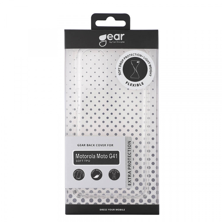 Gear Mobildeksel TPU Transparent - Motorola Moto G41