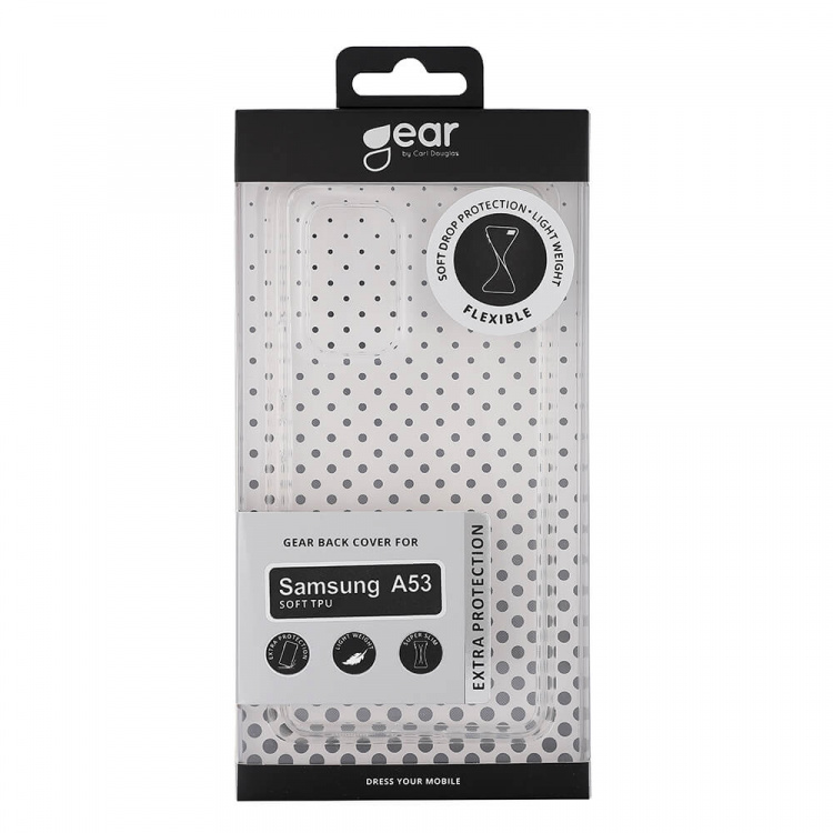 Gear Mobildeksel TPU Transparent - Samsung A53 5G Gear Mobildeksel TPU Transparent - Samsung A53 5G