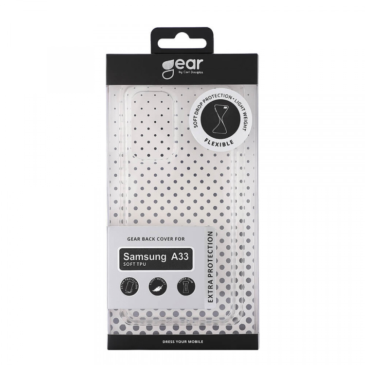 Gear Mobildeksel TPU Transparent - Samsung A33 Gear Mobildeksel TPU Transparent - Samsung A33