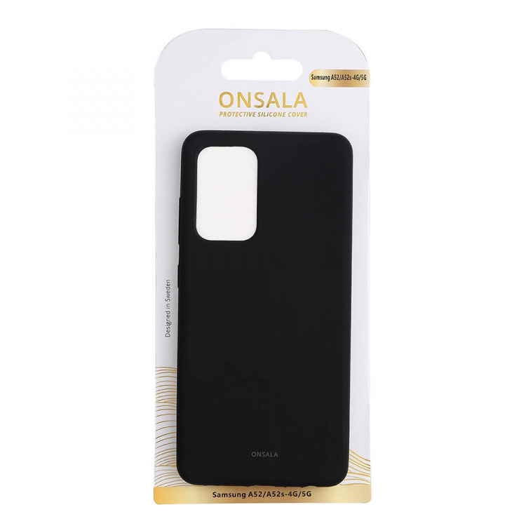 Onsala Mobildeksel Silikon Black - Samsung A52/A52s 4G/5G Onsala Mobildeksel Silikon Black - Samsung A52/A52s 4G/5G
