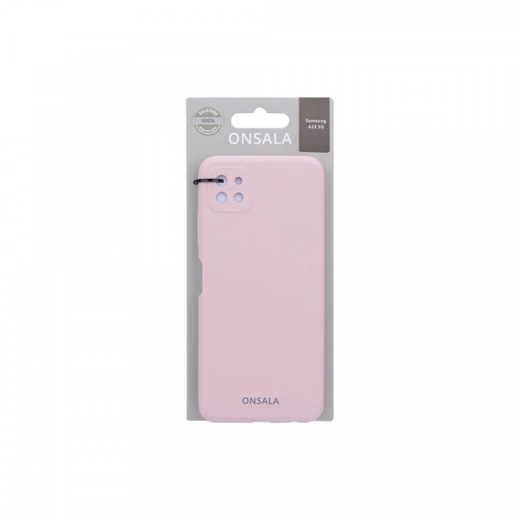 Onsala Mobildeksel Silikon Sand Pink - Samsung A22 5G