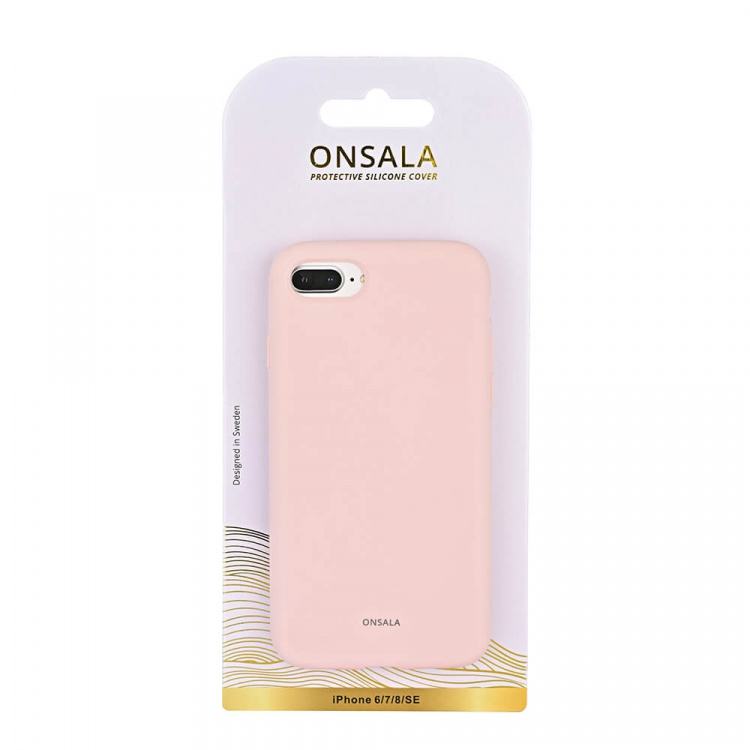 Onsala Mobildeksel Silikon Chalk Pink - iPhone 6/7/8/SE Onsala Mobildeksel Silikon Chalk Pink - iPhone 6/7/8/SE