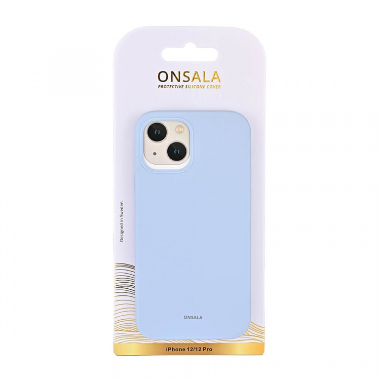 Onsala Mobildeksel Silikon Light Blue - iPhone 12 / 12 Pro Onsala Mobildeksel Silikon Light Blue - iPhone 12 / 12 Pro