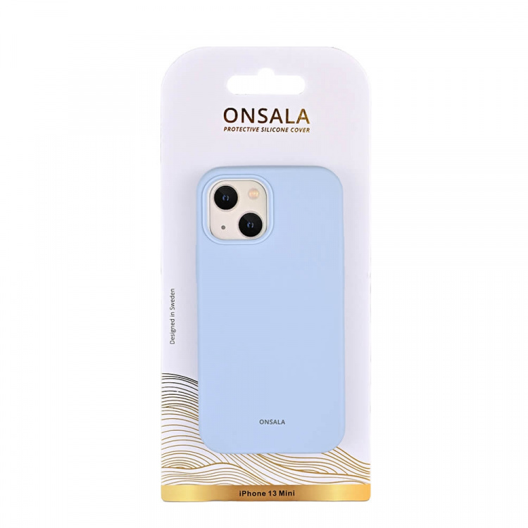 Onsala Mobildeksel Silikon Light Blue - iPhone 13 Mini Onsala Mobildeksel Silikon Light Blue - iPhone 13 Mini