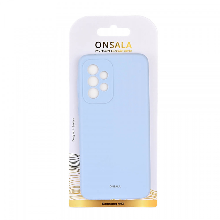 Onsala Mobildeksel Silikon Light Blue - Samsung A03 Onsala Mobildeksel Silikon Light Blue - Samsung A03