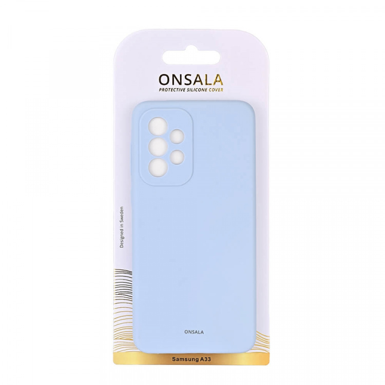 Onsala Mobildeksel Silikon Light Blue - Samsung A33