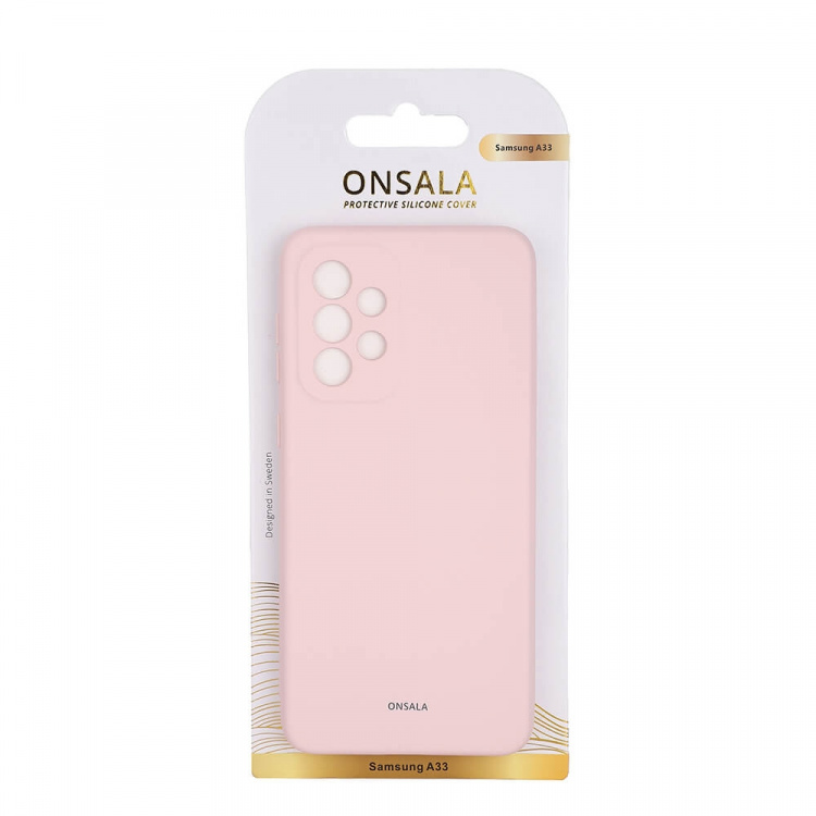 Onsala Mobildeksel Silikon Chalk Pink - Samsung A33