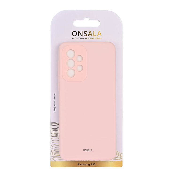 Onsala Mobildeksel Silikon Chalk Pink - Samsung A33