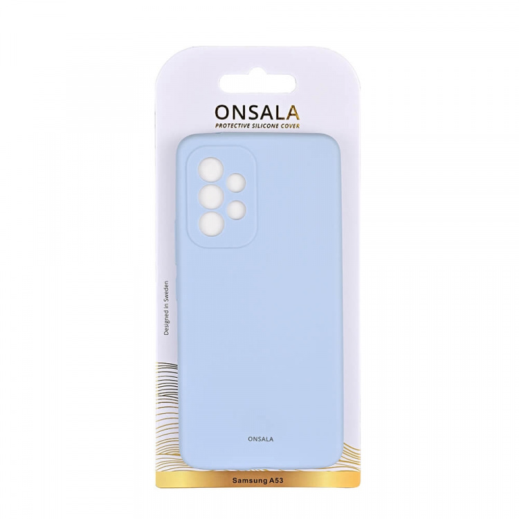 Onsala Mobildeksel Silikon Light Blue - Samsung A53 Onsala Mobildeksel Silikon Light Blue - Samsung A53