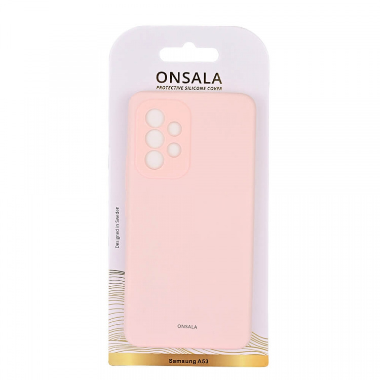 Onsala Mobildeksel Silikon Chalk Pink - Samsung A53