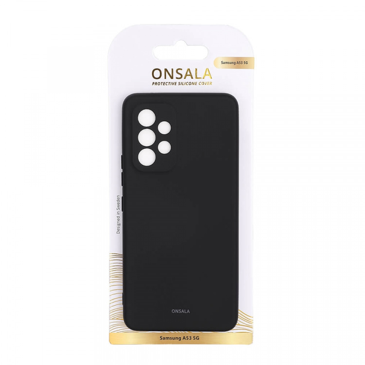 Onsala Mobildeksel Silikon Black - Samsung A53
