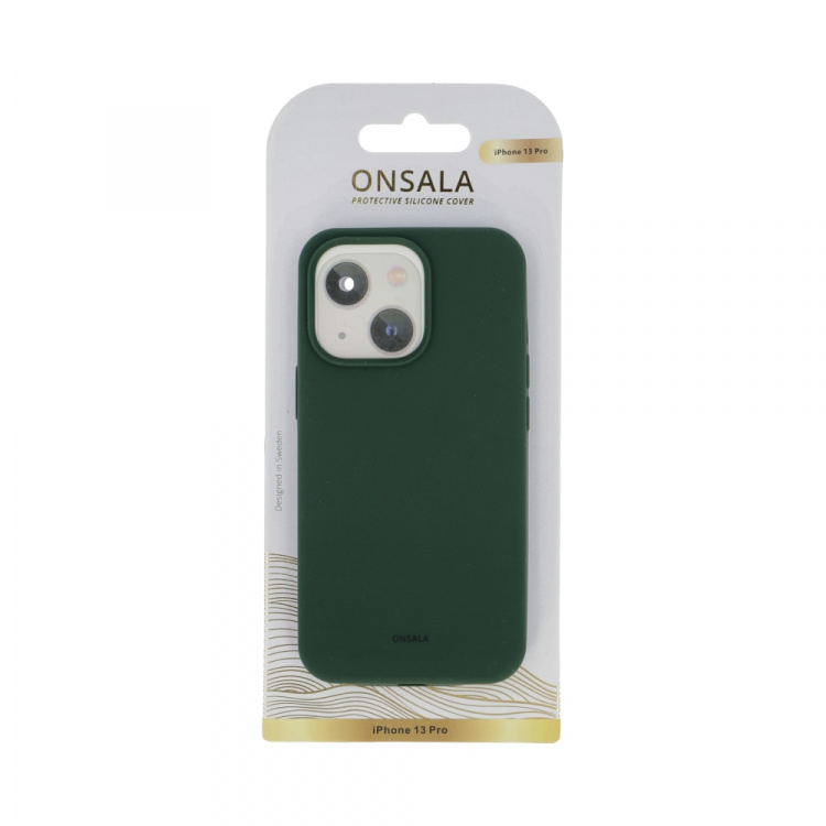 Onsala Mobildeksel Silikon Olive Green - iPhone 13 Pro Onsala Mobildeksel Silikon Olive Green - iPhone 13 Pro