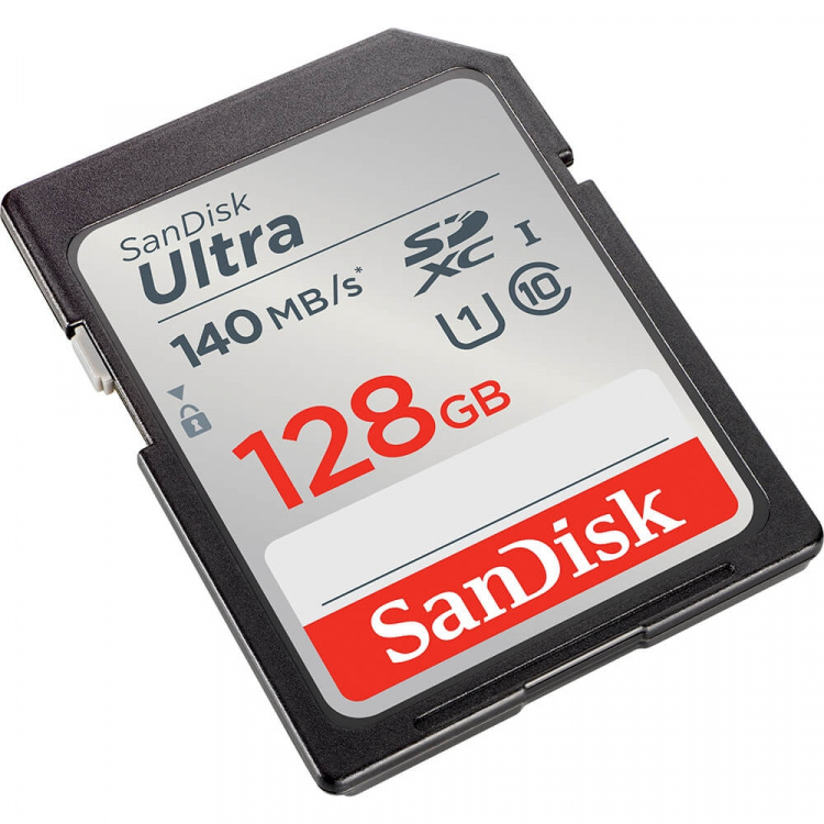 SanDisk Minnekort SDXC Ultra 128GB 140MB/s SanDisk Minnekort SDXC Ultra 128GB 140MB/s