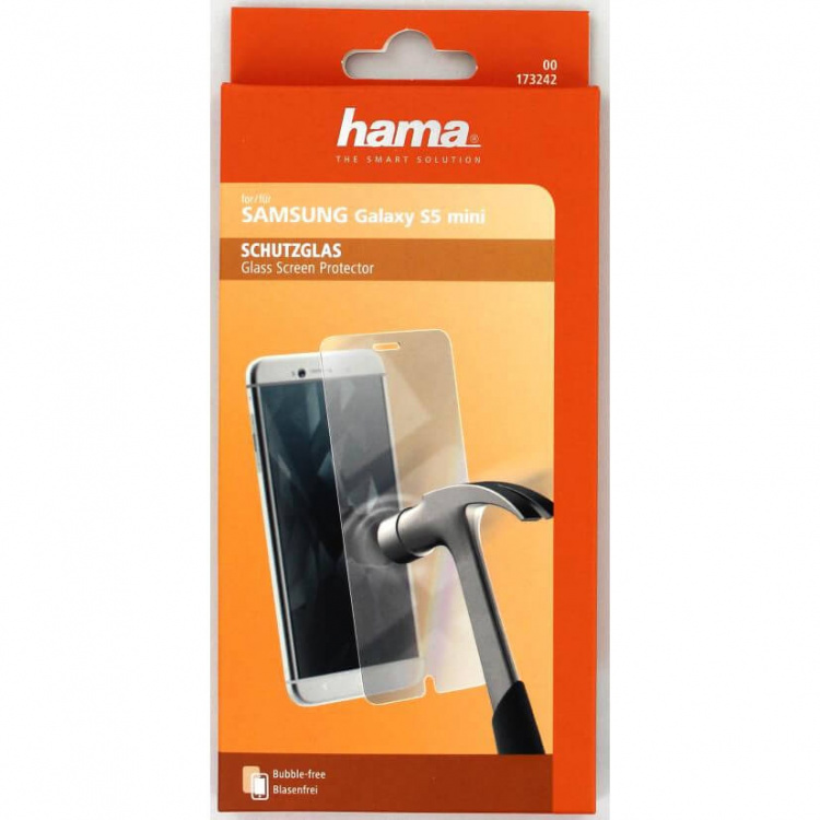 Hama Samsung S5 Mini Herdet Glass Skjermbeskyttelse