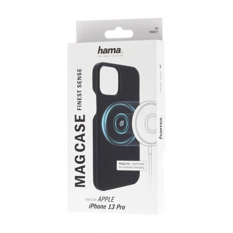 Hama MagLine Cover til Apple iPhone 13 Pro Svart Hama MagLine Cover til Apple iPhone 13 Pro Svart