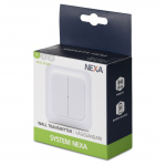 Nexa Eljo Trend WT-2 2-kanals veggsender Nexa Eljo Trend WT-2 2-kanals veggsender