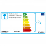 Smartwares Bordlampe touch & dim L Hvit