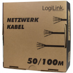 LogiLink Nettverkskabel Installasjon CAT6 U/UTP 100m LogiLink Nettverkskabel Installasjon CAT6 U/UTP 100m