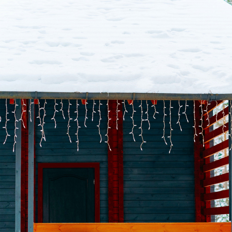 LightsOn Ice 10m lysgardin med oppheng på 30-70cm