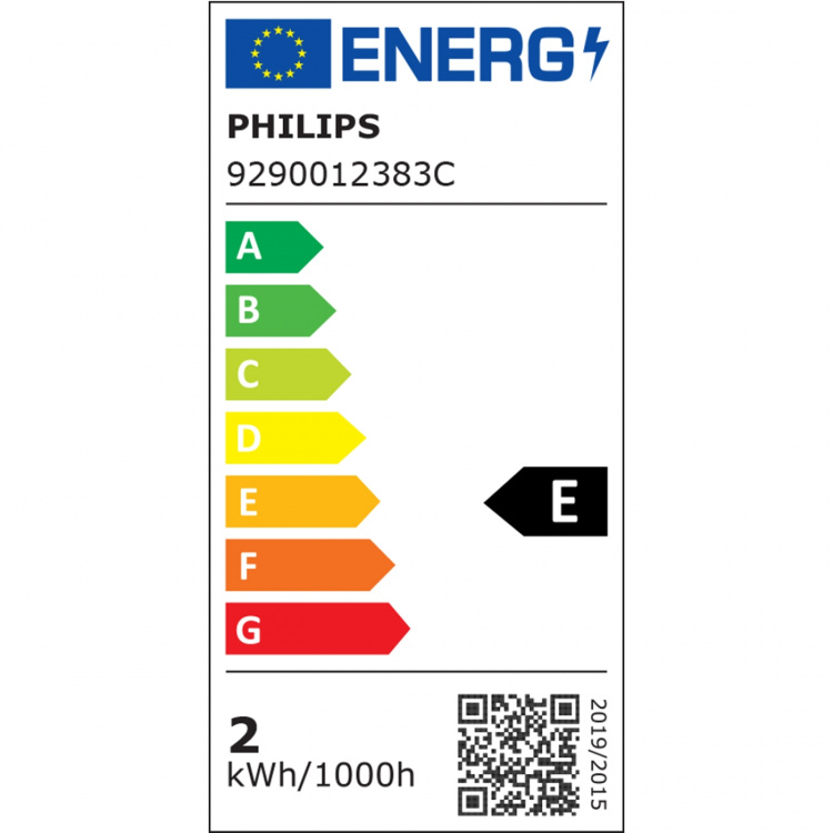 Philips 2-pakning LED E14 Crown 2W (25W) Clear 250lm Philips 2-pakning LED E14 Crown 2W (25W) Clear 250lm