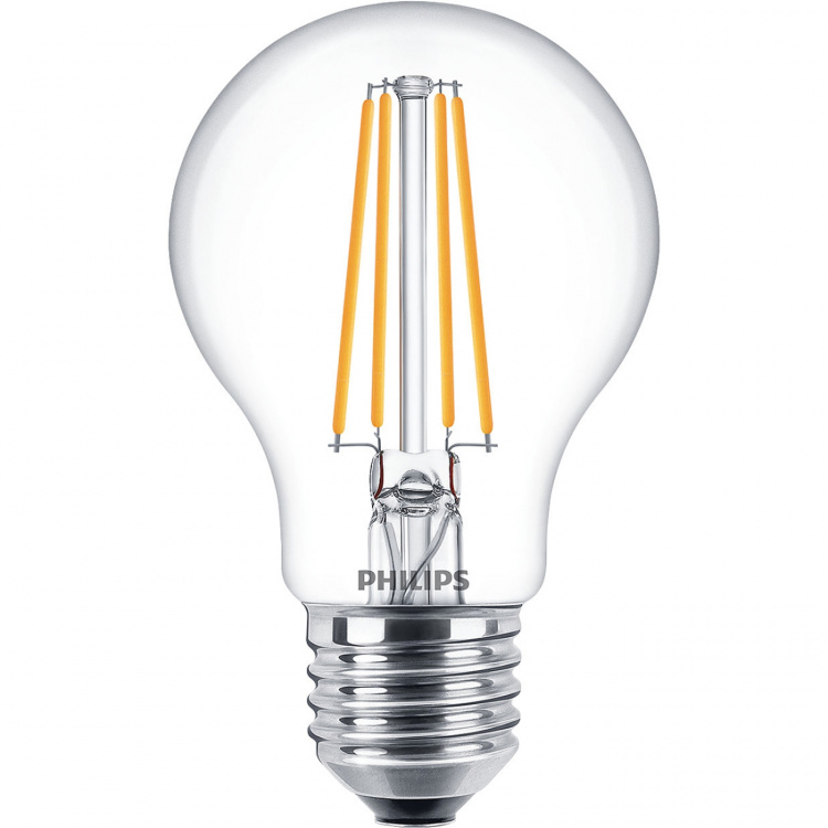 Philips 2-pakning LED E27 Normal 7W (60W) Klar 806lm