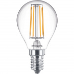 Philips 2-pakning LED E14 Sphere 4,3W (40W) Klar 470lm Philips 2-pakning LED E14 Sphere 4,3W (40W) Klar 470lm