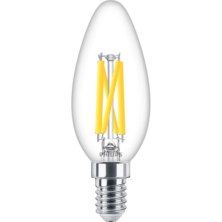 Philips LED E14 Crown 3,4W (40W) Clear Dim WarmGlow 470