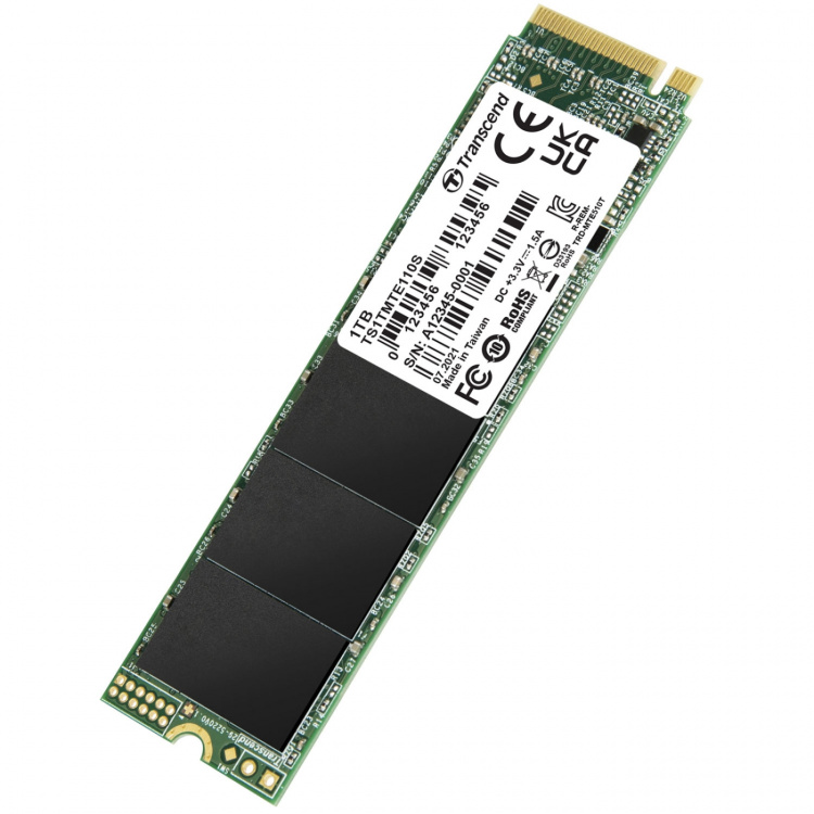 Transcend PCIe M.2 SSD Gen3 x4 NVMe 1 TB (R1700/W1400)