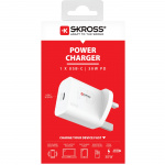 SKROSS Strømlader UK 1xUSB-C PD 30W