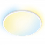 WiZ WiFi SuperSlim Ceiling Ø550 32W varm-kald hvit