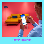 WiZ WiFi Smart LED E27 P45 40W 470lm Farge