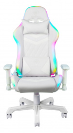 DELTACO GAMING RGB Gaming-stol, hvit DELTACO GAMING RGB Gaming-stol, hvit