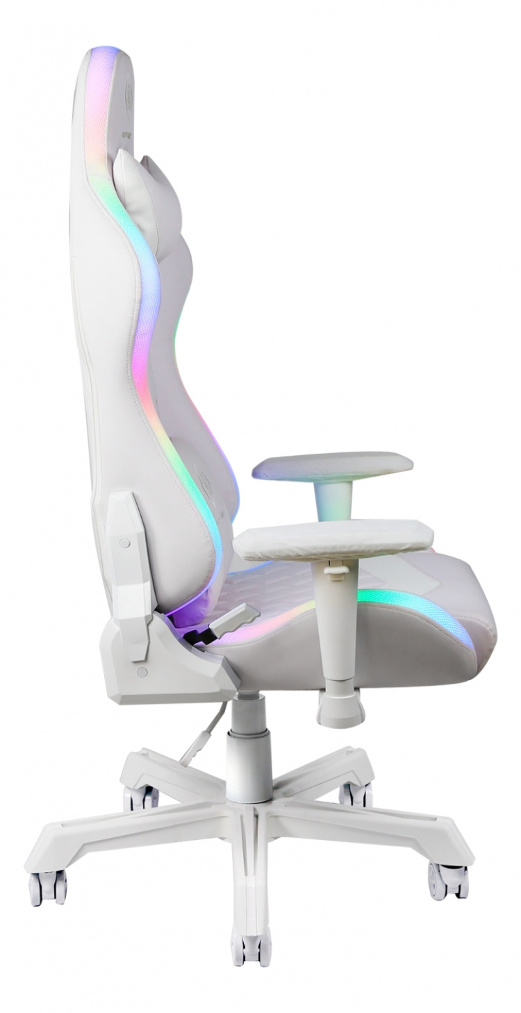 DELTACO GAMING RGB Gaming-stol, hvit DELTACO GAMING RGB Gaming-stol, hvit