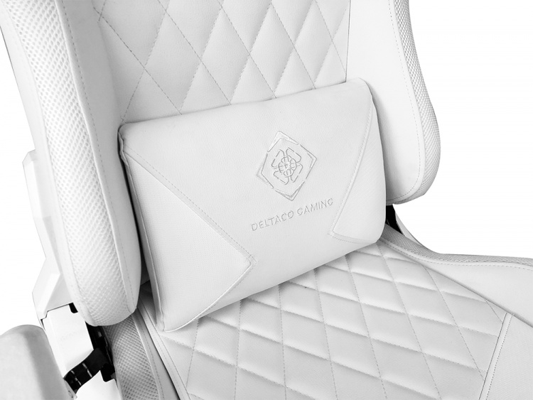 DELTACO GAMING RGB Gaming-stol, hvit DELTACO GAMING RGB Gaming-stol, hvit