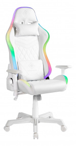 DELTACO GAMING RGB Gaming-stol, hvit DELTACO GAMING RGB Gaming-stol, hvit