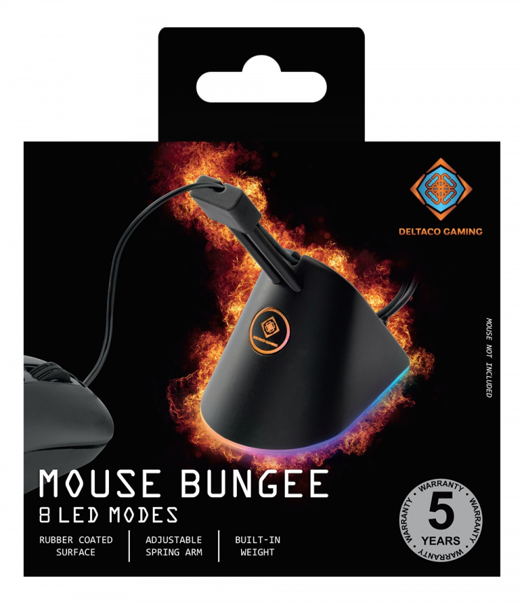 deltaco_gaming Mouse Bungee, svart/RGB deltaco_gaming Mouse Bungee, svart/RGB