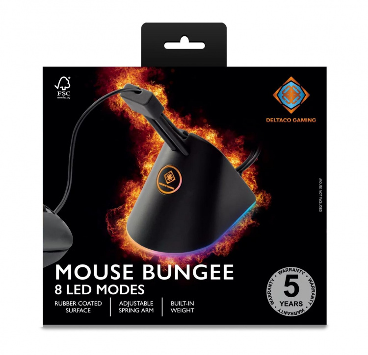 deltaco_gaming Mouse Bungee, svart/RGB deltaco_gaming Mouse Bungee, svart/RGB