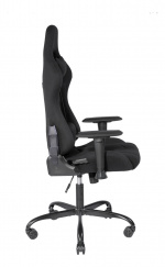 deltaco_gaming DC220 Gamingstol med mykt lerret, ergonomisk, 5-punkts akselavstand
