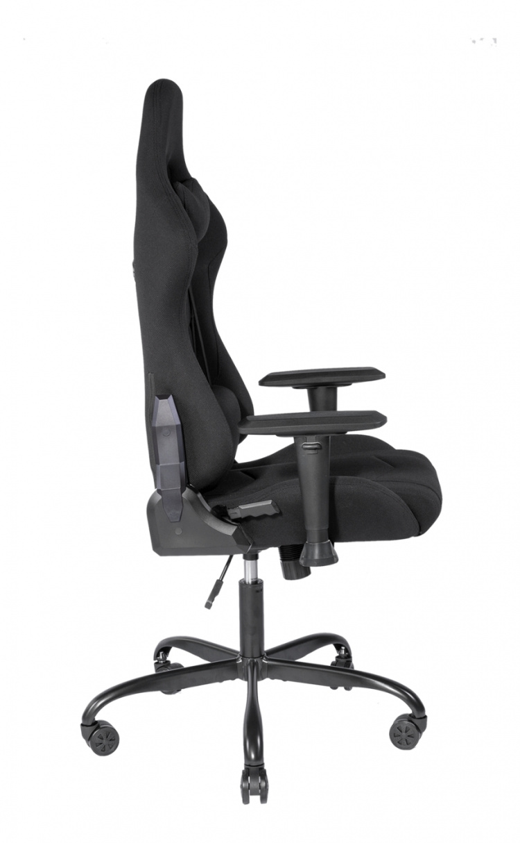 deltaco_gaming DC220 Gamingstol med mykt lerret, ergonomisk, 5-punkts akselavstand