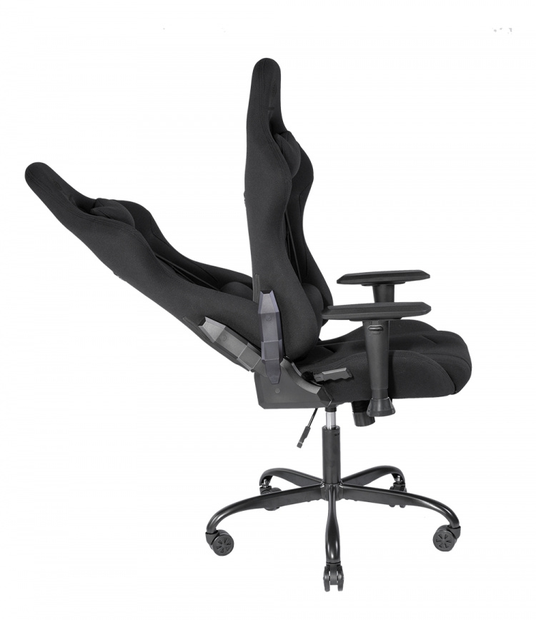 deltaco_gaming DC220 Gamingstol med mykt lerret, ergonomisk, 5-punkts akselavstand