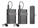 BOYA Mikrofon BY-WM4 Pro K6 Lavalier x2 Trådløs USB-C