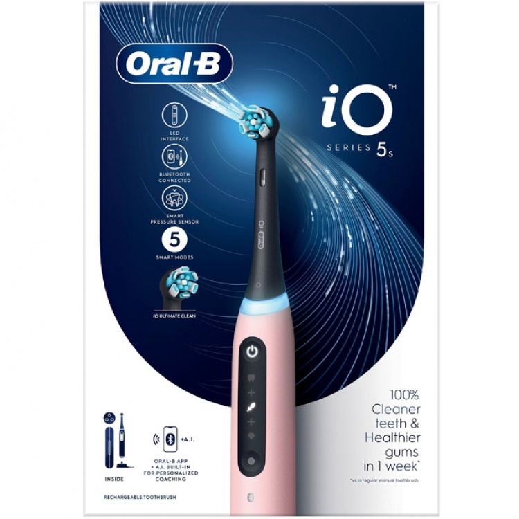 Oral B Elektrisk tannbørste iO5s Blush Pink