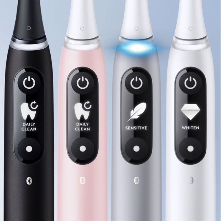 Oral B Elektrisk tannbørste iO6 Series M6 Black/Light Rose Oral B Elektrisk tannbørste iO6 Series M6 Black/Light Rose