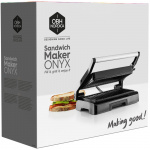 OBH Nordica Sandwichgrill Onyx Panini 1000 W 6889 OBH Nordica Sandwichgrill Onyx Panini 1000 W 6889