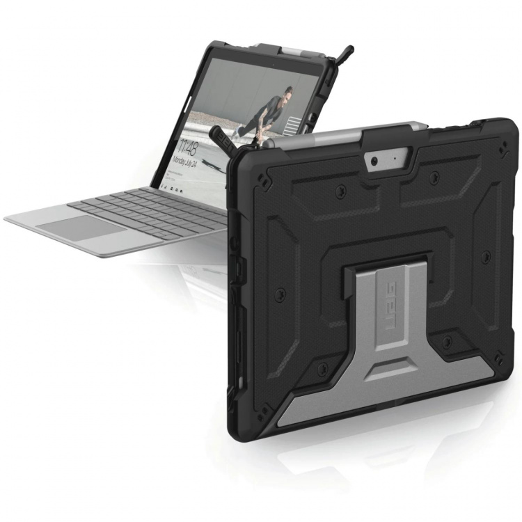 urbanarmorgear Surface Go Metropolis-etui, svart