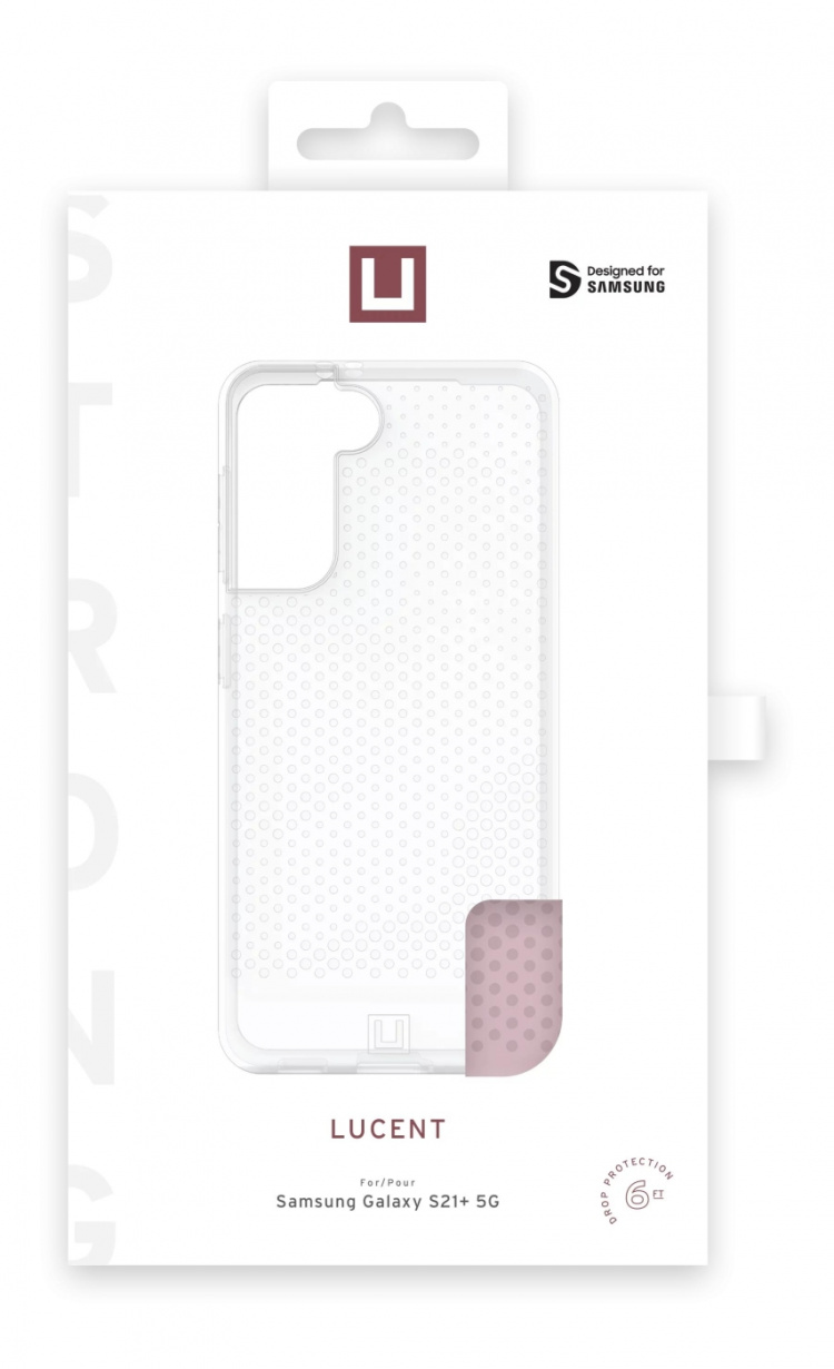 UAG Samsung Galaxy S21+ U Lucent-etui, Dusty Rose