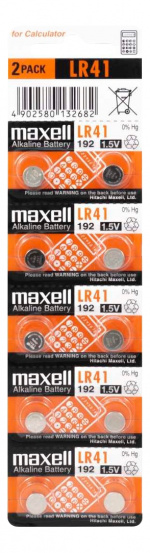 Maxell LR41 10-pakning