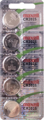 Maxell Litium CR2025 5P